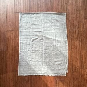 LOUIS VUITTON Gray Chale Voyage Cashmere Shawl